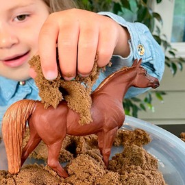 Safari Ltd. Arabian Mare Figurine - Realistic 5.75" Horse Figure - Educational Toy for Boys, Girls, and Kids Ages 3+