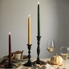 Bluecorn Beeswax Taper Candles, 100% Pure Natural Bees Wax, Pair