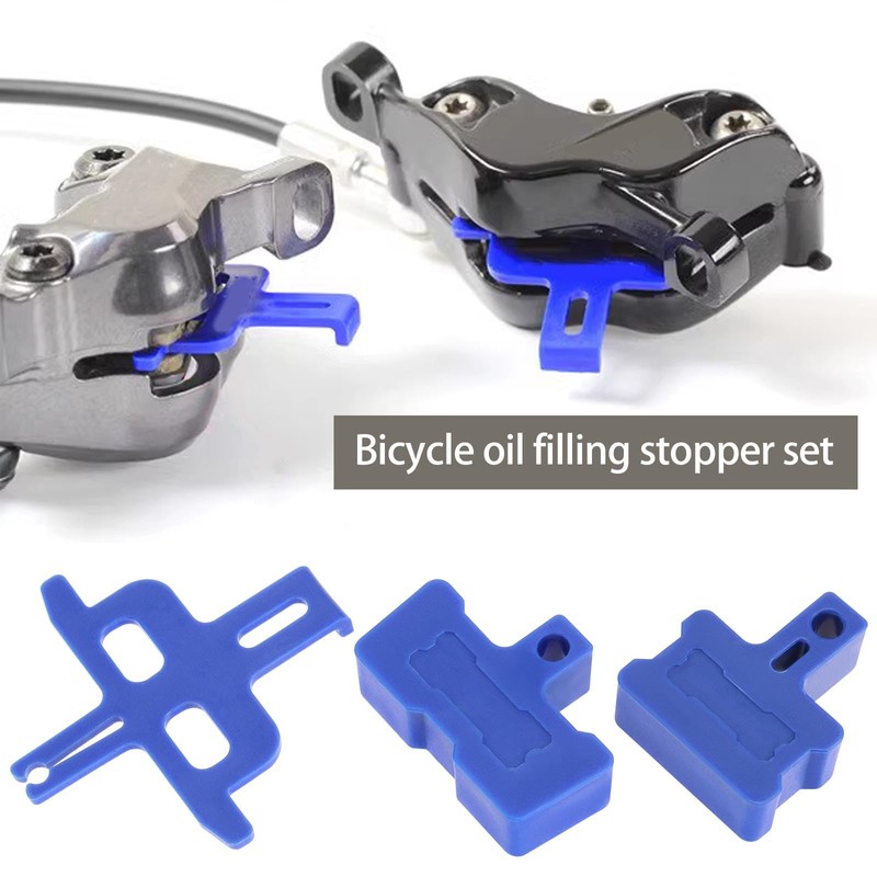 VGOL 6Pcs Hydraulic Disc Brake Pads Spacer Brake Bleed Blocks