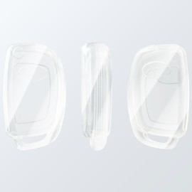 OFFCURVE Car Key Cover Car Key Case Key Fob Cover Car Key Protector 3 buttons Suitable for Hyundai i10 i20 i30 Coupe iX20 ix25 iX35 ix45 Kona Santa Fe Accent Elantra