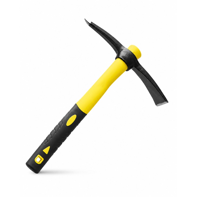 Double-Head Garden Pickaxe for Digging and Soil Loosening – Compact