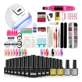 Kit Manicure Uñas Uv Led Lámpara Pulidor Profesión Pedicure                                                                                           