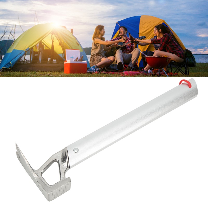 Multifunctional Outdoor Camping Tent Peg Hammer Impact Resistance Stakes Nail