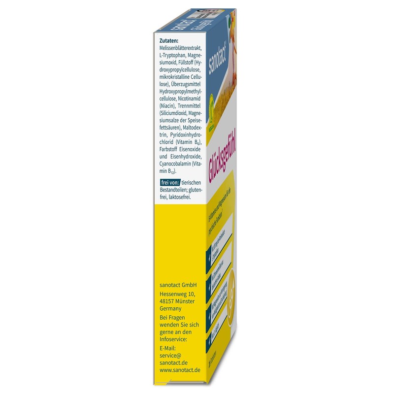 sanotact Happiness (20 Tablets) • Natural Mood Enhancer High Dose