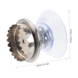 Cabilock 2 Sets of Soap Dish Soap Dish Suction Magnetic Soap Holder Stainless Steel Soap Holder for Bathroom and Kitchen Random Style