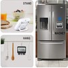 Upgraded Digital Kitchen Timer, ON/OFF Switch, 12/24 Hour Clock and