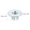 sourcing map M10 T-nuts, 24pcs Carbon Steel Tee Nut Round