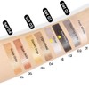 evpct 2Pcs Cream Eyeshadow Sticks Set for Eyes Dazzling Grey