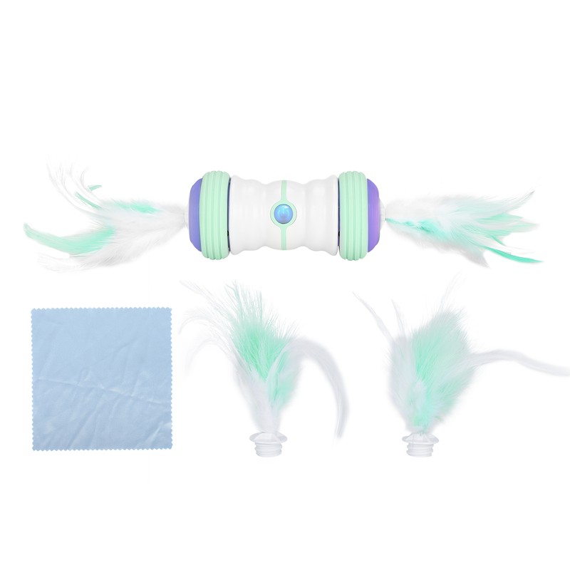 Electric Cat Teaser USB Rechargeable Auto Rotating Cat Toys with