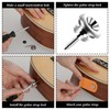 2 Pack Guitar Strap Fixator Metal Guitar Strap End Button