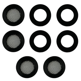 HAFRILY 8Pcs 3/4" Shower Hose Washer with Shower Filter Gasket and Rubber Washer for Fixed Shower Head Washers Rubber