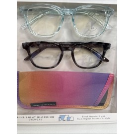 Aimee Kestenberg 2 Pair & Case Aimee Kestenberg Blue Light Blocking Non-Prescripti