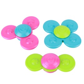 3pcs Fingertip Toy Educational Children Kid Suction Cup Bright Color Hand Toy Gift3 Colors Hand Toy Set
