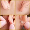 28Pcs Earring Backs for Studs, 14 Pairs Screw on Ear