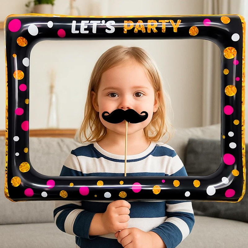 Photo Booth Props, 1 Pcs Inflatable Photo Booth Frame with