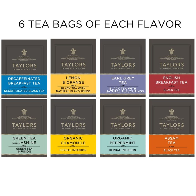 Taylors of Harrogate Assorted Specialty Teas Sampler, Variety Pack Gift