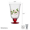 Pflatzgraff Winterberry Wine Goblets, Set Of 4, Clear, 13 fluid