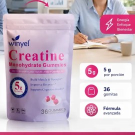 Gomitas De Creatina Monohidratada Para Gym Fitness