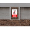 Site speed limit 5mph slow down Safety sign- 1.2mm Rigid