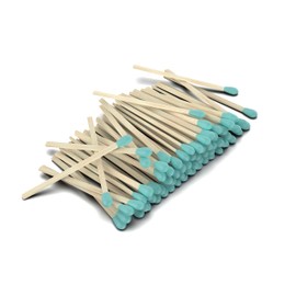ZIKANI Blue Tip Matches 4 Inch Fancy Match Refill and Striker 200 Long Matches Short Matches Wooden Matches Bulk Matches Decorative Matchsticks for Cloche Jar Box Fireplace (Blue)