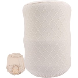 Water Dispenser Barrel Covers for 5 Gallon Water Bottle, Durable Fabric Water Cooler Dust Proof Covers Reusable Furniture Standard Cover Protector for Home, Office (Beige)
