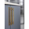 Goo-Ki Antique Brass Zinc Alloy Cabinet Handle with Backplate -