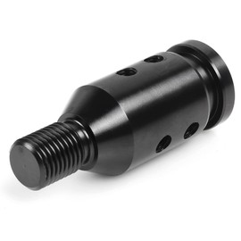 muge racing Universal Gear Shift Knob Adapter,Aluminum Alloy M12x1.25Shift Knob Adapter for Non Threaded Shifter