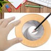 Aluminum Alloy Circle Template, Adjustable Circle Drawing Tool with Clear