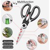 Multifunctional Kitchen Scissors (2 Pack) Stainless Steel with Protective Blade