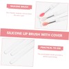 FRCOLOR 6 Aplicadores de Silicona para Maquillaje Labial, Pintalabios y