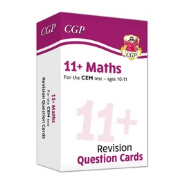 11+ CEM Maths Revision Question Cards - Ages 10-11: for the 2025 exams (CGP CEM 11+ Ages 10-11)