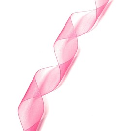 s.dekoda Ribbon 50 m x 40 mm Pink Organza Chiffon Gift Ribbon Organza Ribbon [1350-116]
