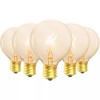 Lee Display G50 Globe Patio Light Bulbs Box of 25