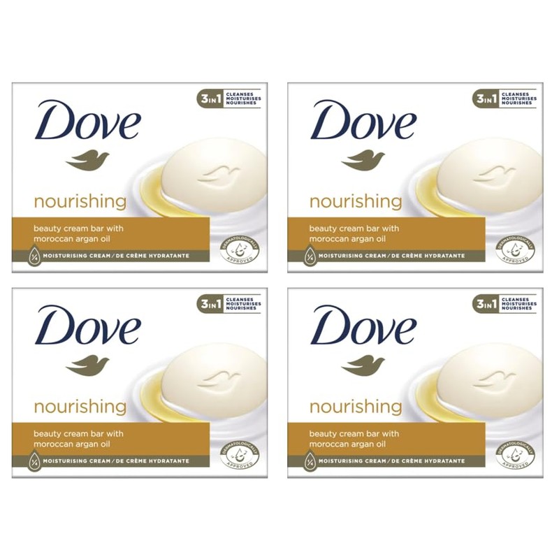 Dove Soap Nourishing Soap Bar (4 x 90 g)