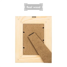KOBLEN Pool Water Sunlight Wooden Picture Frames 4x6 Small Photo Frame for Tabletop or Wall Mount Picture Frames Display 4 by 6 Pictures, Prints, Photos, Paintings, and Kids Artwork
