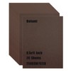 Baisunt 20 Sheets Brown Cardstock Thick Blank Craft Paper for