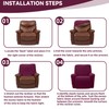 Cupuamon Recliner Chair Covers,Lazy Boy Recliner Covers Stretch Reclining Covers