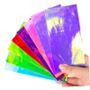 Baluue 8pcs Holographic Nail Transfer Stickers for Nail Art for