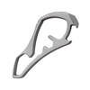 Key Fob, Titanium Keychain Tool, Key Holder with Bottle Opener
