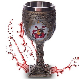 mtb more energy Chalice "Lanzengang" - Knight on Horse - Decorative Medieval Fantasy