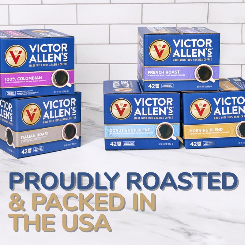 Victor Allen's Coffee 100% Colombian, Medium Roast, 120 Count, Single