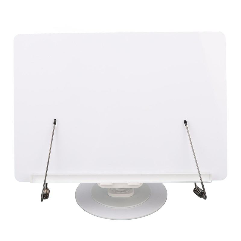 Book Reading Stand Foldable 360 Degree Rotating Book Stand Acrylic