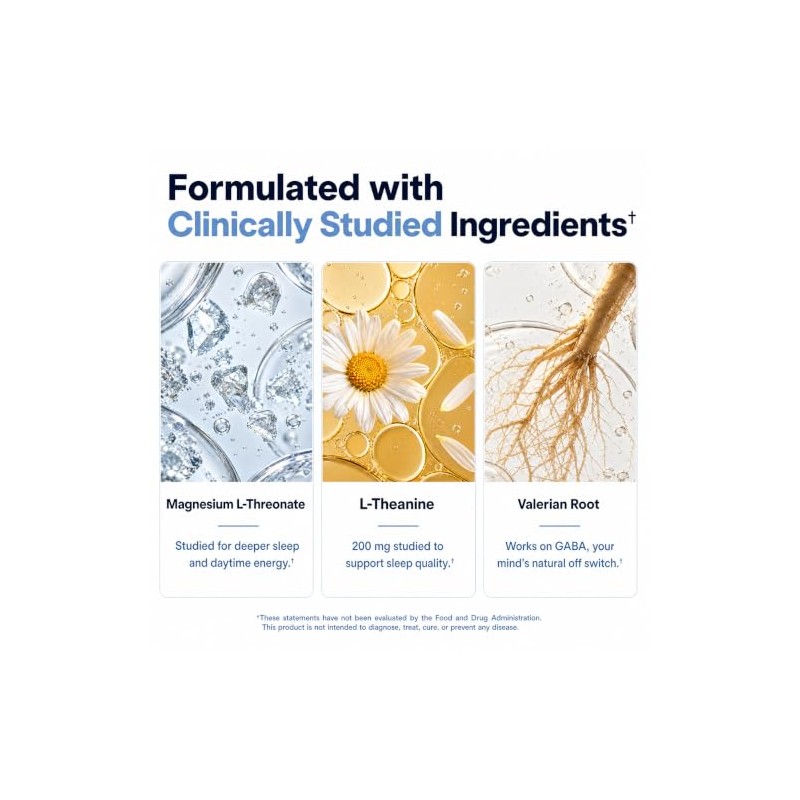 Liposomal Magnesium L-Threonate with Apigenin for Sleep Support