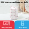 Luvan 18OZ/500ML Glass Measuring Cup, 2 Cup Glass Measuring Cups