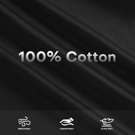 100% Cotton Floor Futon Mattress Cover (Only Cover), Soft Skin-friendly Washable Zippered Futon Cover for Traditional Japanese Floor Futon Mattress, Tatami Mattress Cover Dustproof Cover (Full, Black)