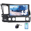 Android 13 2+64GB Car Radio Stereo for Honda Civic 2006-2011