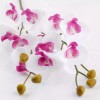 Unbranded Set of 4 Faux Purple and White Phalaenopsis Orchid