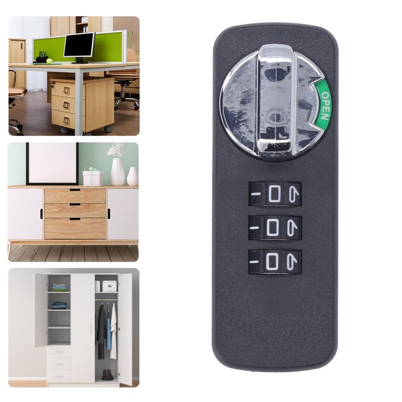 Mechanical Code Lock 3 Code Digital Cabinet Password Lock High