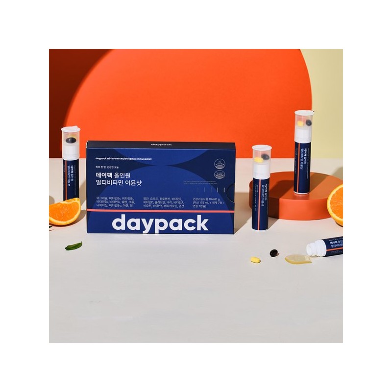 데이팩 올인원 멀티비타민 이뮨샷 2박스(총 14병) Daypack All-in-One Multivitamin Immune