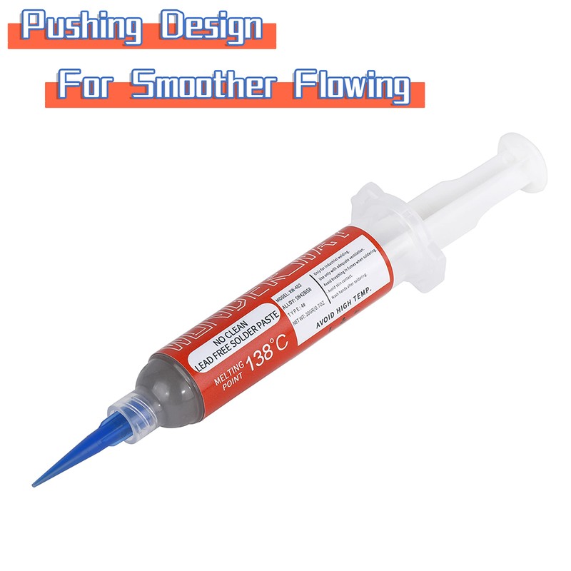 Wonderway Sn42/Bi58 T4 Lead Free Solder Paste No Clean, 138℃